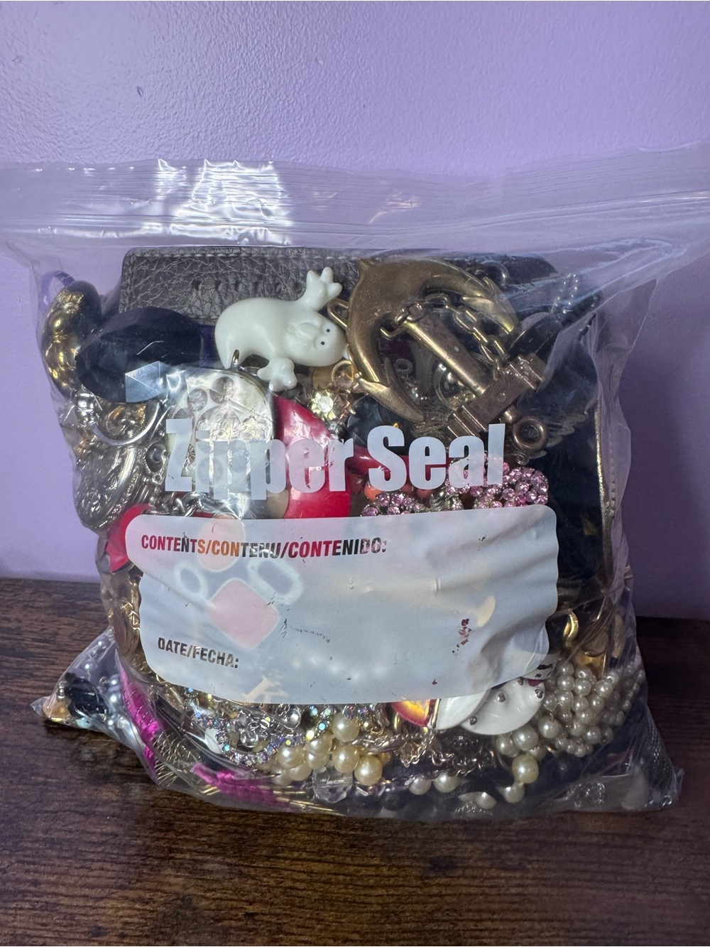 Assorted Womens Jewelry & Accessory Bundle 7.4lb Includes Scrap and broken items